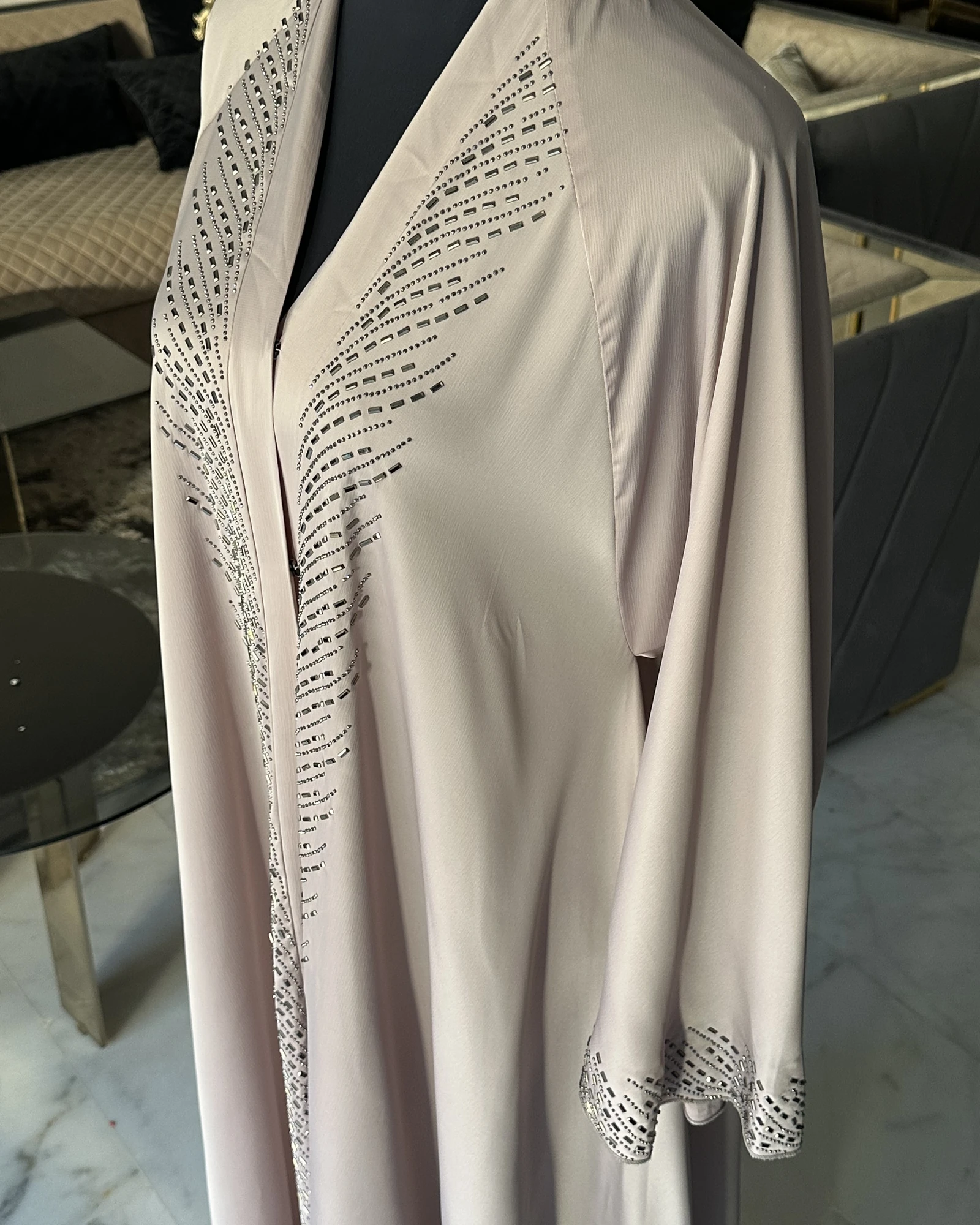 Abaya strass rose – Rishat al-Nur, vue 3